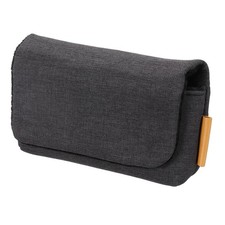 Digital Camera Storage Bag, 6 x 4.1 x 2 Inch Fiber Material Multi-Purpose, Black
