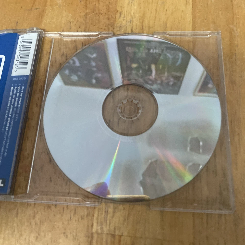 Prodigy Out Of Space UK Import 4 Track CD 1992 XL Recordings Foto 4 de 4