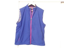 Polo Golf Ralph Lauren Packable Water Resistant Windbreaker Vest Mens Large Blue