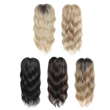 Curly Hair Piece 18Inch Natural Invisible Clip Heat-Resistant Wig With Claw Clip