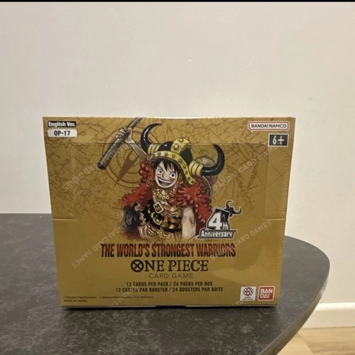 One Piece OP-17 World's Strongest Warriors English Booster Box Sealed
