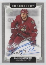 2019-20 Upper Deck Chronology Franchise History Paul Bissonnette Auto 07g7