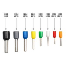 400pcs Tubular Terminal Cord End Wire Connector Electrical Insulated Termina-dx