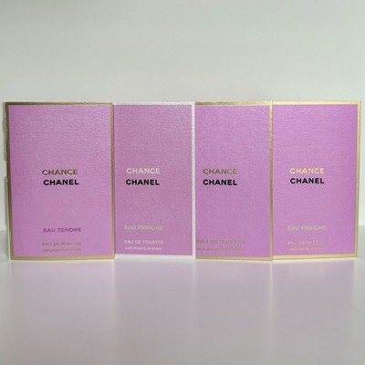 Chanel CHANCE Perfume Collection For Women Sample Vials Spray 4pc