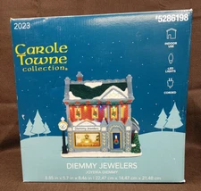 Carole Towne Diemmy Jewellers Lighted Village Scene LED Lights 2023 - Used