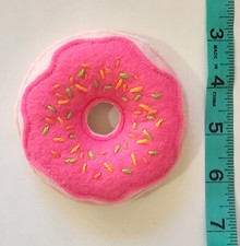 Stuffed Felt Glazed Donut Doughnut Gift Food Sprinkles Chocolate Decor hot pink