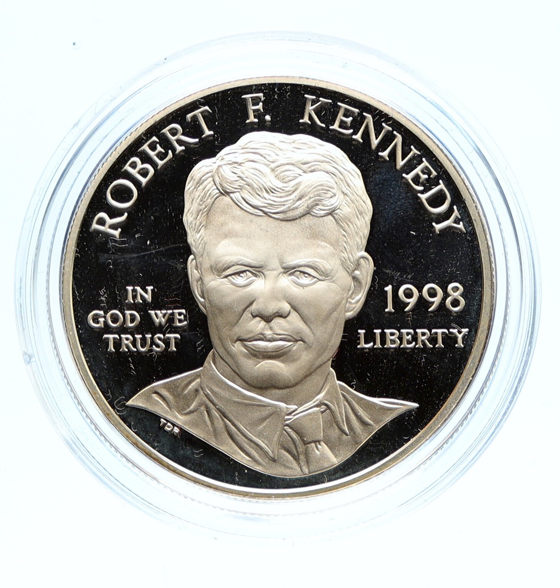 1998 S UNITED STATES US JUSTICE Robert F Kennedy Proof Silver