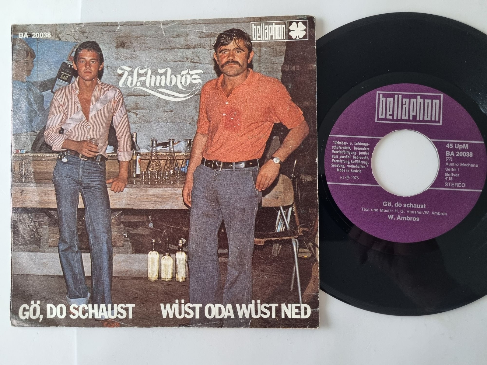 Wolfgang Ambros - Gö, Do Schaust / Wüst Oda Wüst Ned 7'' Vinyl Germany