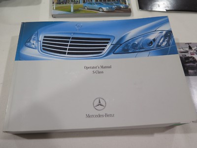2007 Mercedes S Class Owners Manuals Set with Leather Case OEM #11