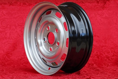 4 cerchi acciaio 6x15 / 7x15 Porsche 911 912 SC 914-6 Stahlfelgen steel wheels - Foto 11 di 21