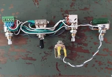 Solderless BC Rich Mockingbird Wiring Harness 2 Vol 1 Tone 3 Way Toggle 