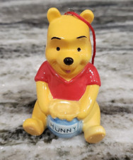 Winnie the Pooh Disney Ceramic Ornament Eating Hunny Honey Christmas Tree Decor