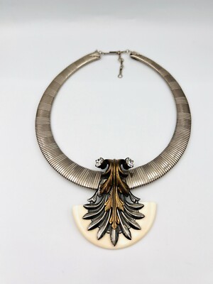 Ermani Bulatti Designer Vintage Art-Deco-Halskette