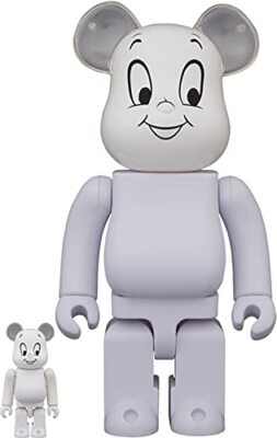 BE@EBRICK ベアブリック Casper キャスパー 400% 100％ BE@RBRICK Bearbrick CASPER 100% & 400% 70mm 280mm Toy Figure goods