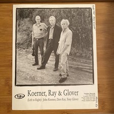 Koerner, Ray & Glover Press Photo 8x10”. Tim/Kerr Records.