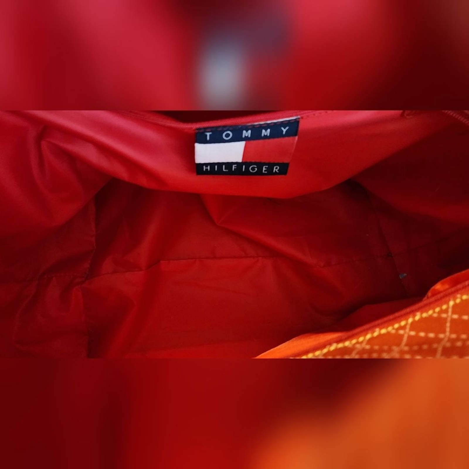 Tommy Hilfiger Straw Tote Bag 10"×14"×7" thumbnail 5