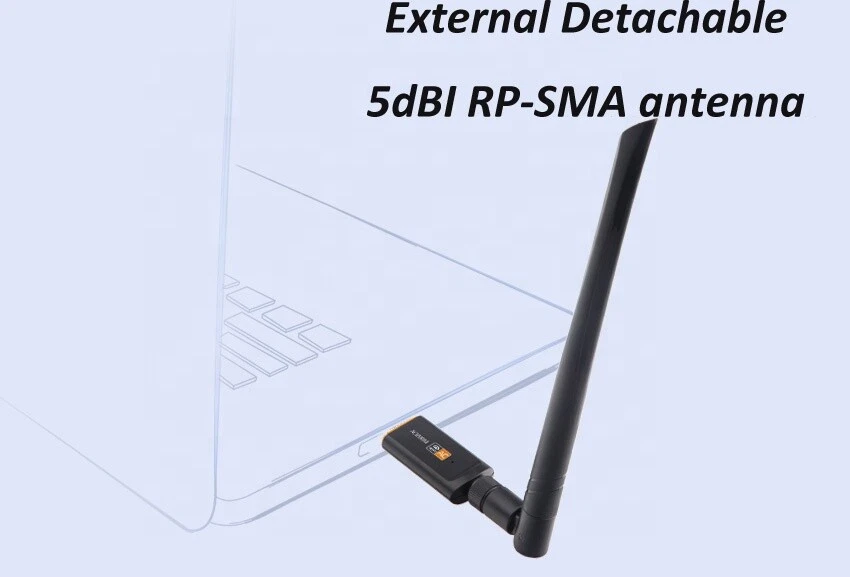 1200 Mbps USB 3.0 Dual-Band WIFI WLAN Adapter Stick 802.11ac/b/g/n 2,4/5,8 Ghz  - Bild 4 von 4