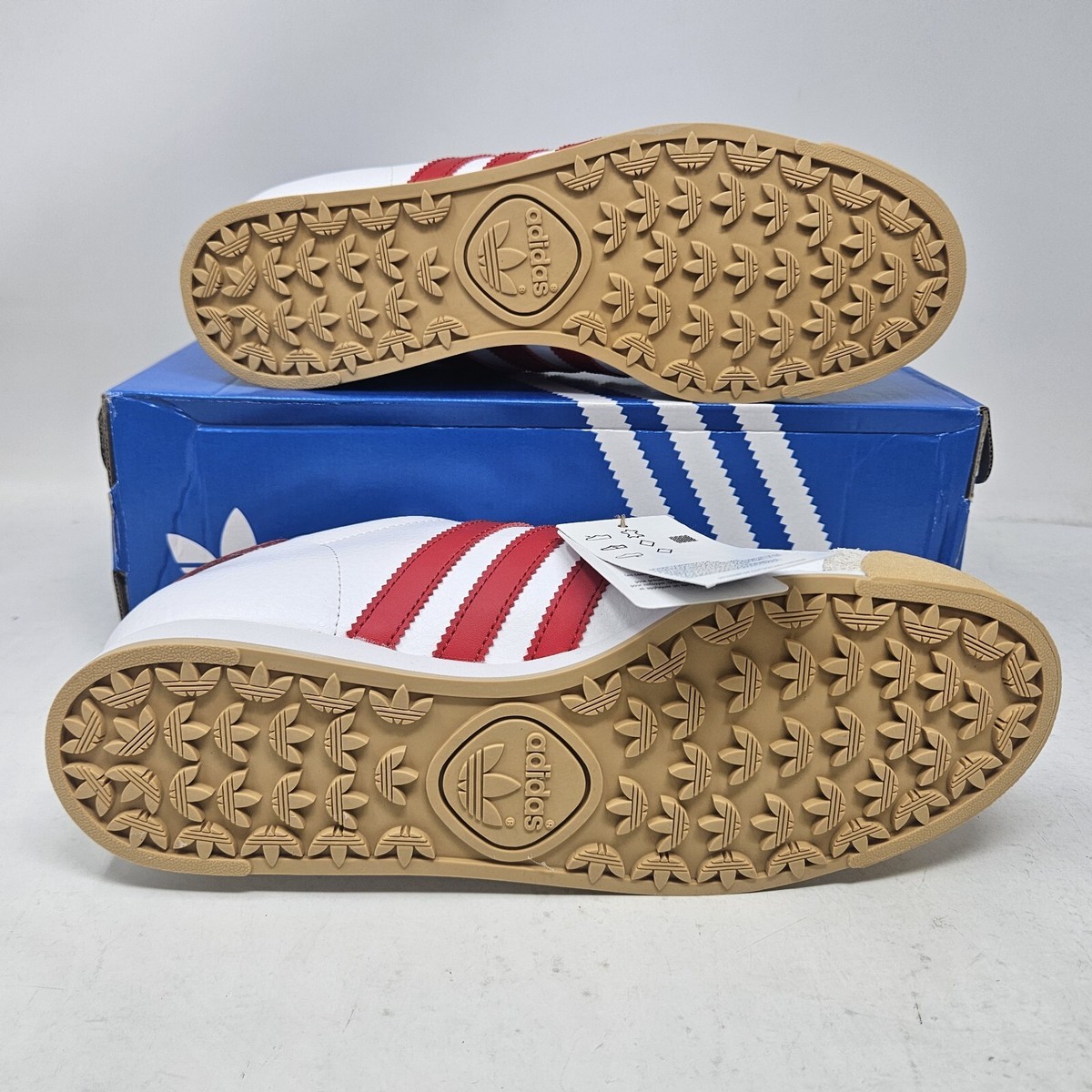 Men's Adidas Originals Samoa Casual Shoes / White Scarlet