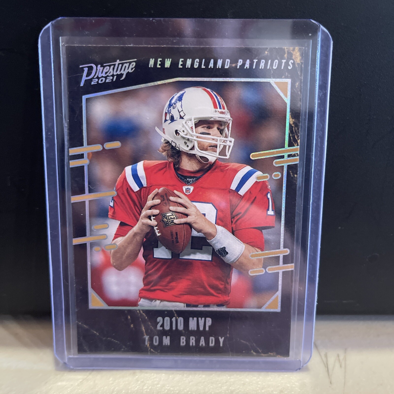 2021 Prestige Tom Brady Prestigious Moments 2010 MVP #PM-16 Patriots