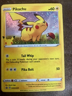 Pikachu Holographic Pokemon Lucky Charms 2021 Card!! Perfect condition |  eBay