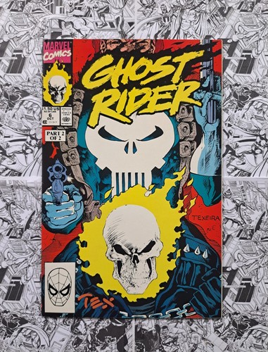 🔥GHOST RIDER #6 MARVEL SIGNED BY ARTIST MARK TEXEIRA BEAUTIFUL COVER! *NO COA🔥