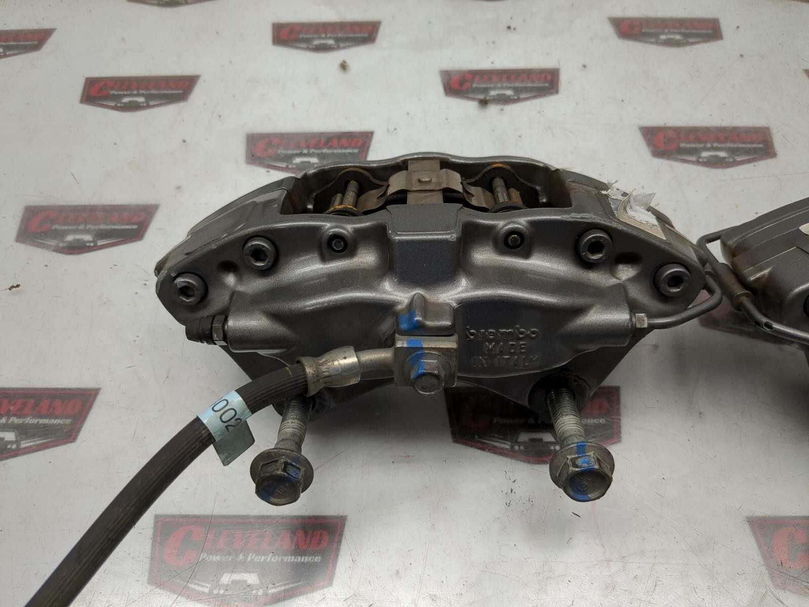 20172023 Camaro ZL1 OEM Rear Calipers & Rotors Brembo 4Piston Brakes Gray eBay