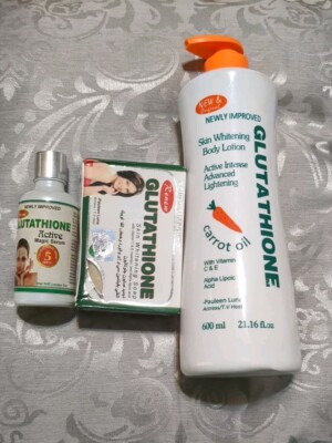glutathione body oil renew glutathione body lotion, Serum And Soap