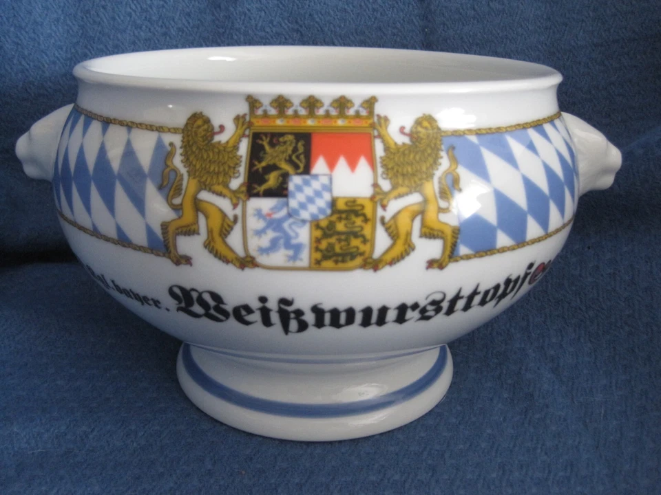 Seltmann Weiden Compact Terrine Löwenkopf Schüssel Bayern Weißwursttopf NEU