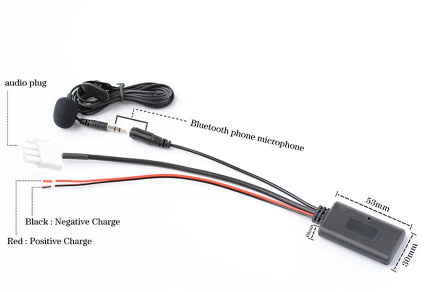 Adaptador de conexão sem fio Bluetooth motocicleta 3 pinos para Honda Goldwing GL1800 - Imagem 4 de 4