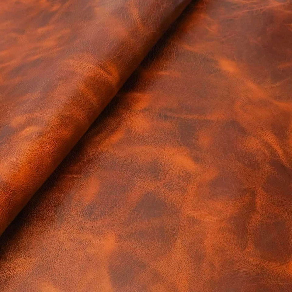 Springfield Cuero Lado Completo Semi-Veg Bronceado 4/5oz Ceroso Búfalo 13-17 pies cuadrados por Lado Foto 4 de 4