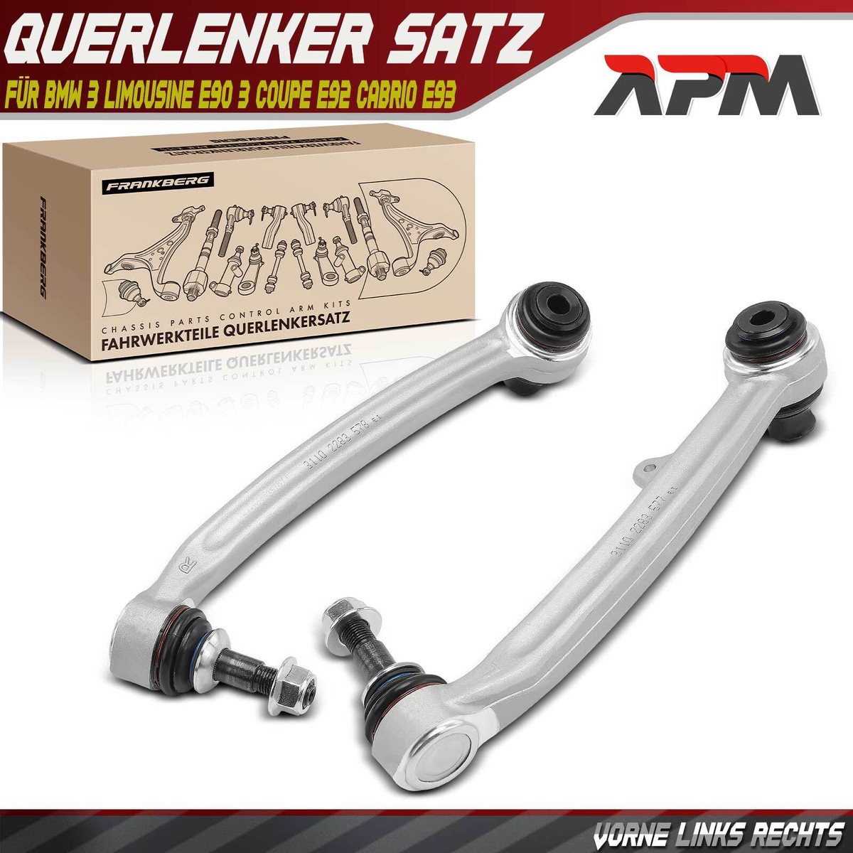 QUERLENKER ALU VA LINKS UNTEN HINTEN BMW