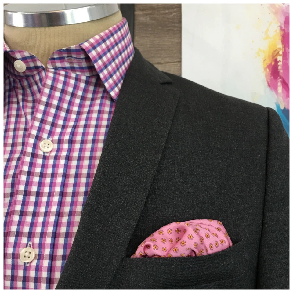 J Lindeberg Hombres Blazer Abrigo Deportivo Dos Botones Chaqueta Informal Talla 40R Traje de Lana Foto 4 de 4