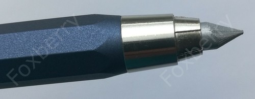 Vollmetall Druckbleistift Kupplung Leadhalter Set KOH-I-NOOR 5340 5,6 mm blau - Bild 4 von 4