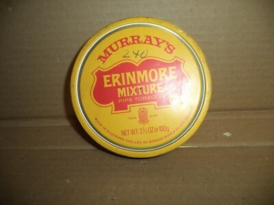 Vintage Murrays Erinmore Mixture Pipe Tobacco 4 7/8