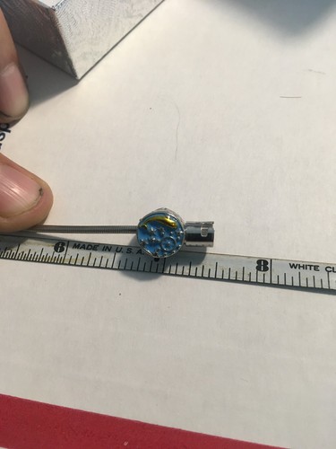 The Whale Basslet. Music Bracelet. Upright Bass "A" String. Steel Bead. Rock!!! - Picture 4 of 8