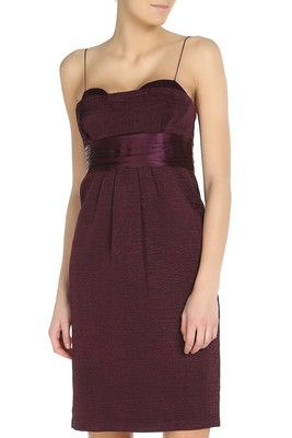 deep purple cocktail dress