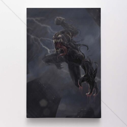 Venom Poster Canvas Movie Marvel Superhero Comic Tom Hardy Art Print #1114 - Picture 1 of 4