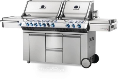 Napoleon Pro 825 Stainless Steel Freestanding Outdoor BBQ Kitchen Grill Cooking