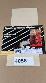 Romance Of The Three Kingdoms - Nintendo NES- Manual Only **NO GAME!