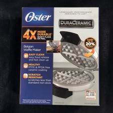 oster duraceramic infusion series waffle maker