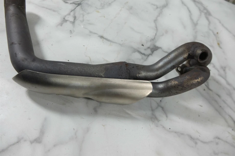 08 Buell 1125 R 1125R front muffler pipe exhaust headers - Image 2 of 4