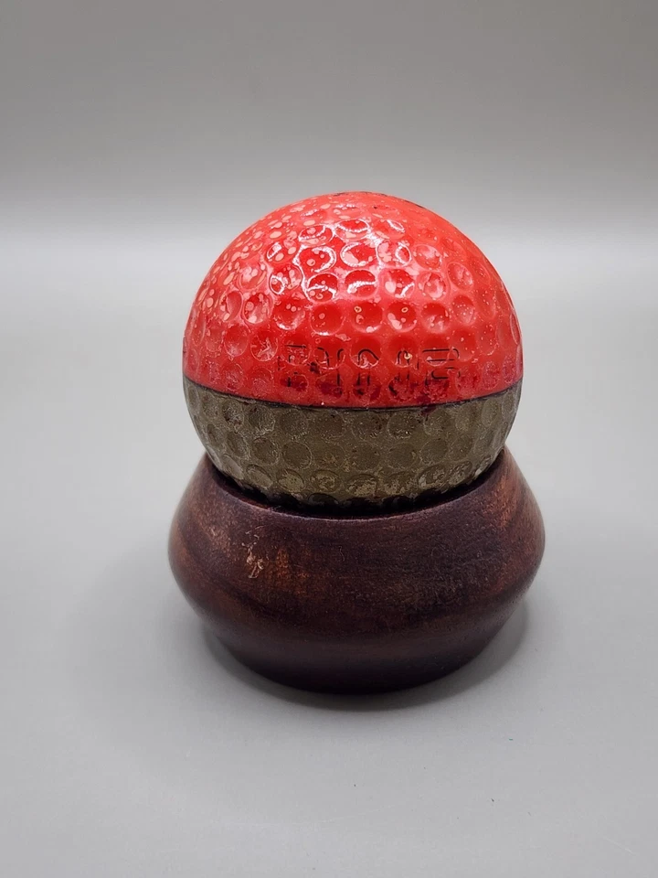 Pelota de Golf Ping Roja y Dorada Dos Tonos Ojo Pelota Coleccionista Foto 2 de 4