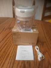 Srinea Electric Mini Garlic Chopper & Presses, Food Processor (250ml) 