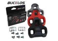 Tacchette ciclismo compatibili per pedali LOOK KEO rosse/grigie/nere cleat pair