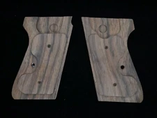 CUSTOM MADE WALNUT WOOD GRIPS FITS WALTHER & S&W PPK/S *DIAMOND CHECKERED*