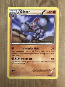 Gliscor - 47/119 - Rare LP, English Pokemon Phantom Forces