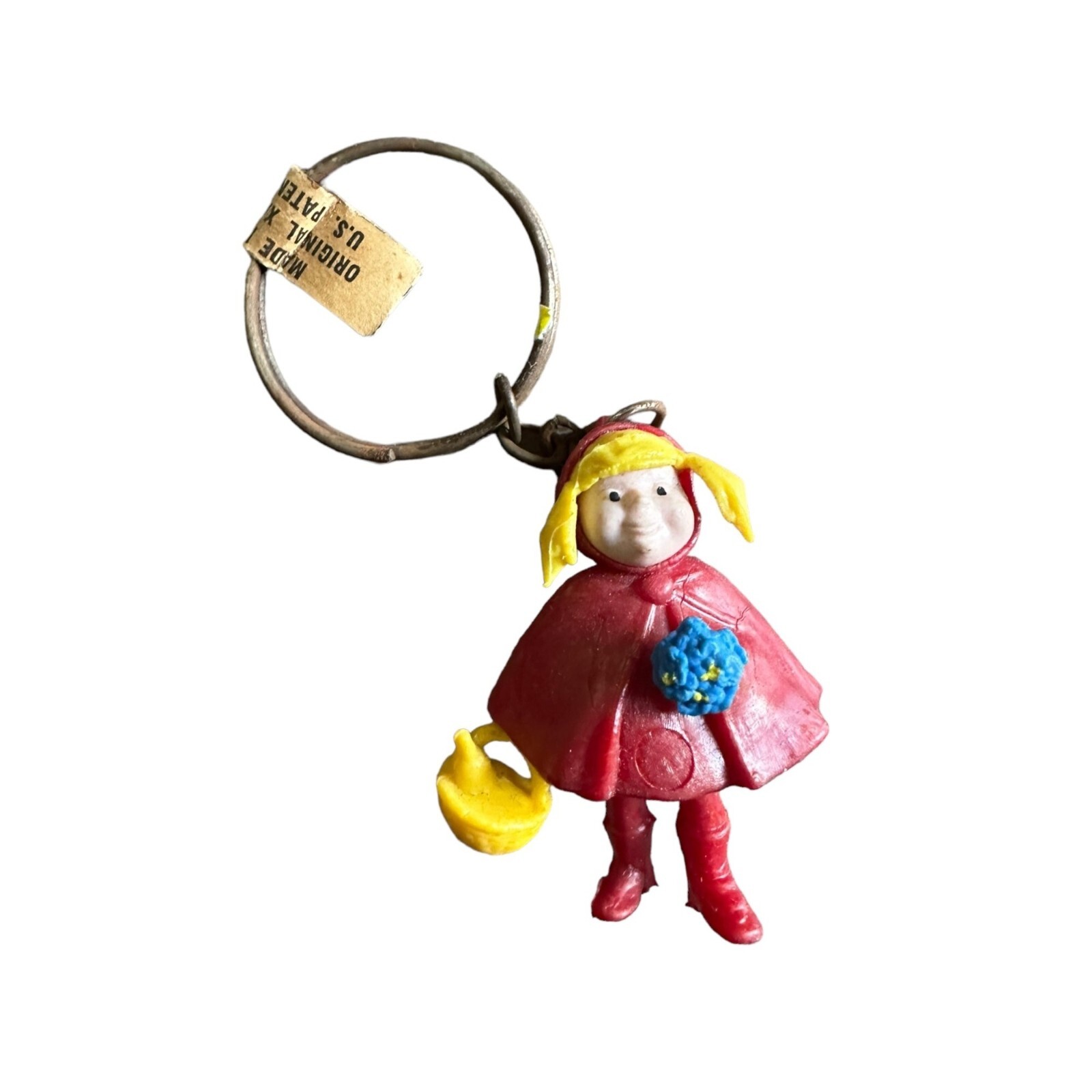 Vintage Keychain - Little Red Riding Hood - Original Xandria Pixie - Labeled, It