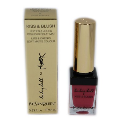 YSL BABY DOLL KISS & BLUSH LIPS & CHEEKS SOFT MATTE COLOUR 10ML #2