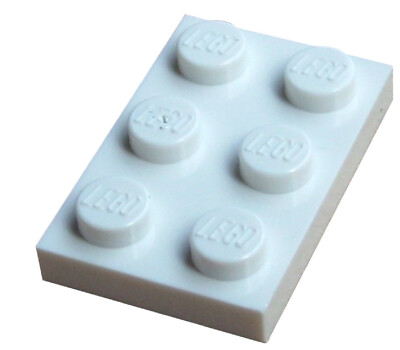 Lego 10x Platte 2x3 in weiß 3021 Plate weisse Platten City Basics Neu