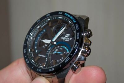 Casio Edifice ECB-10DB-1B Smartphone Link Bluetooth Chronograph